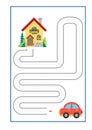 Tracing Lines game vector for preschool or kindergarten and special Education. Tracing Lines for developing fineÃÂ motor skills